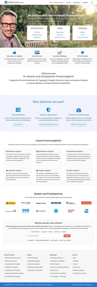 123finanzen.com Projektbild