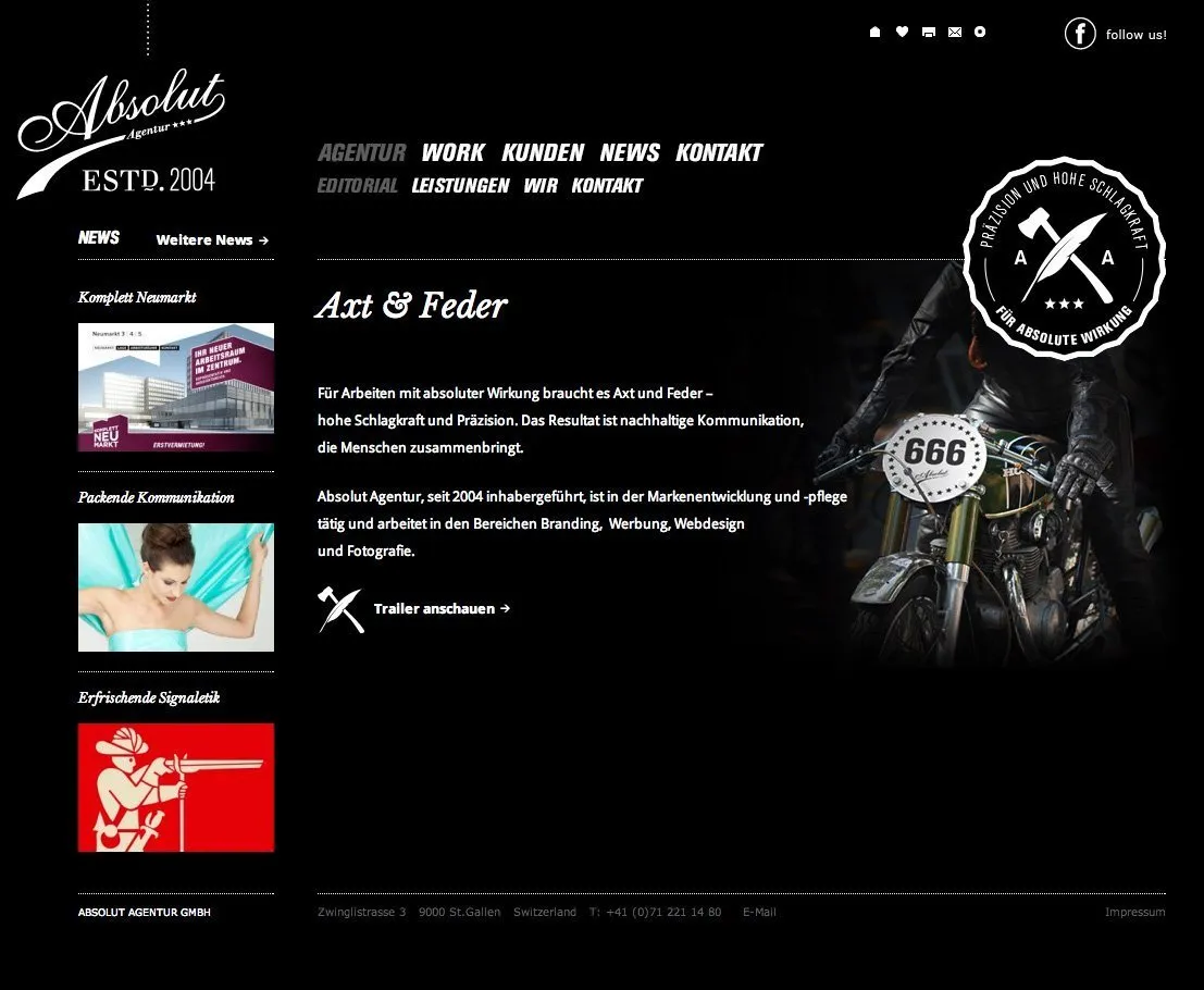 Absolut Agentur St. Gallen Projektbild