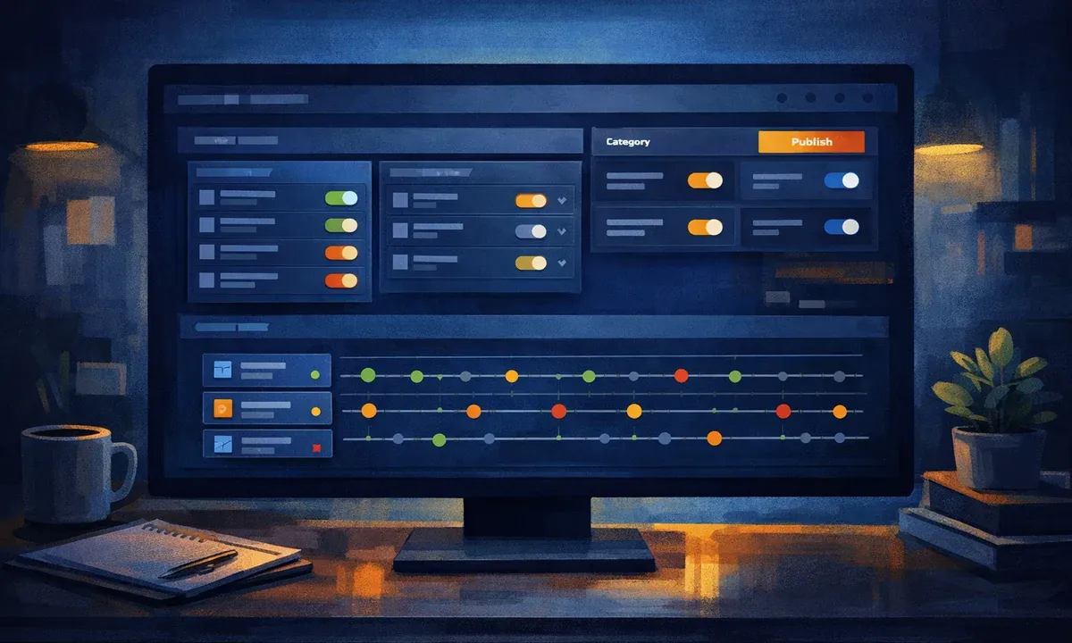 Illustration eines Consent-Workflows von Cookie-Banner über CMP bis zu GA4 und Google Tag Manager