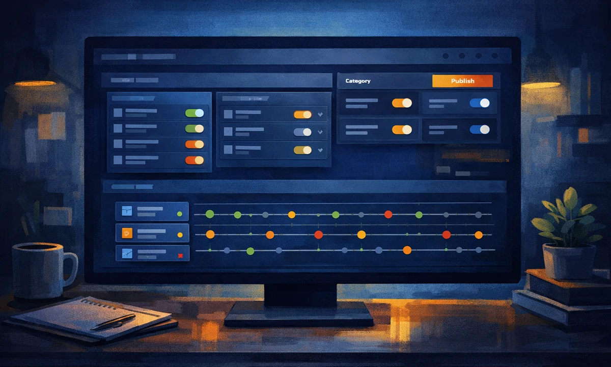 Illustration eines Consent-Workflows von Cookie-Banner über CMP bis zu GA4 und Google Tag Manager