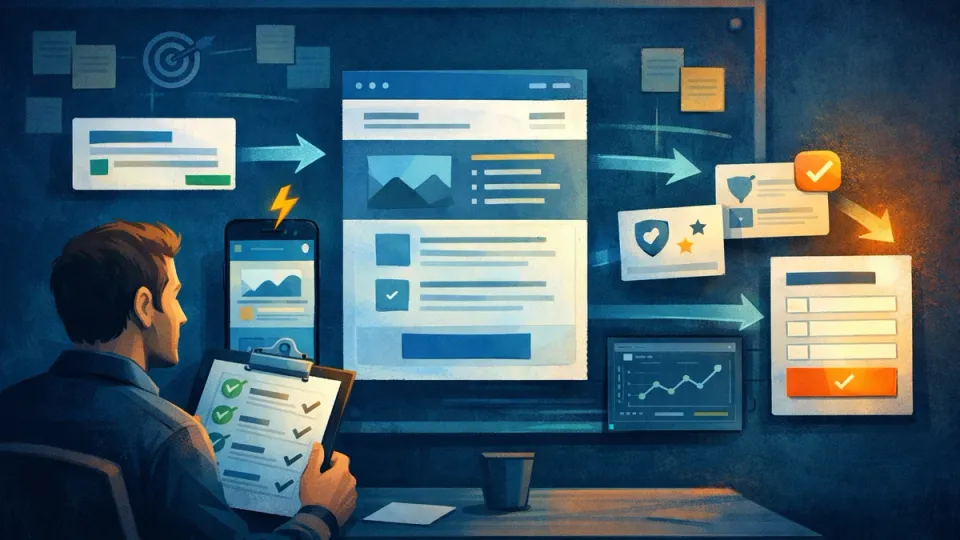 Google Ads landing page optimization: improve quality after the click