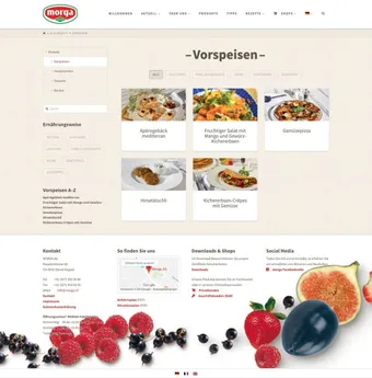 MORGA Rezeptdatenbank Projektbild