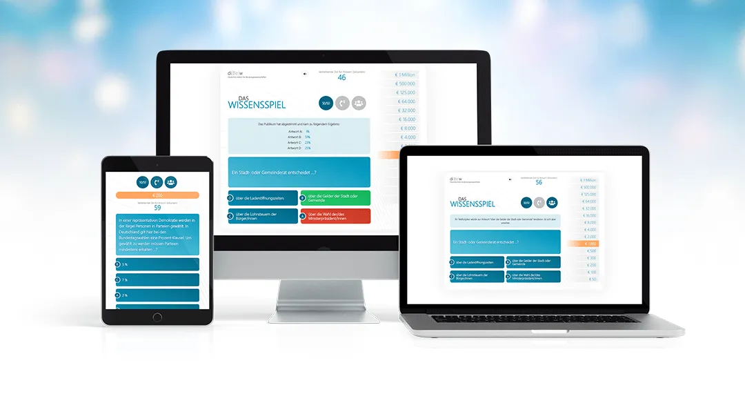 Quiz system for diBew project image