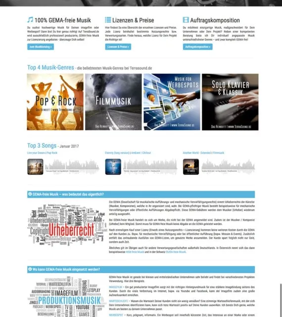 Relaunch Terrasound.de project image