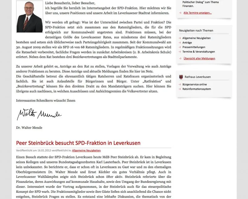 SPD-Fraktion im Rat der Stadt Leverkusen project image