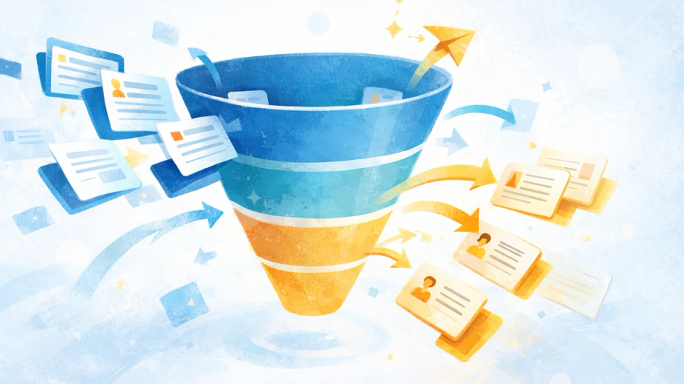 What is a conversion funnel?