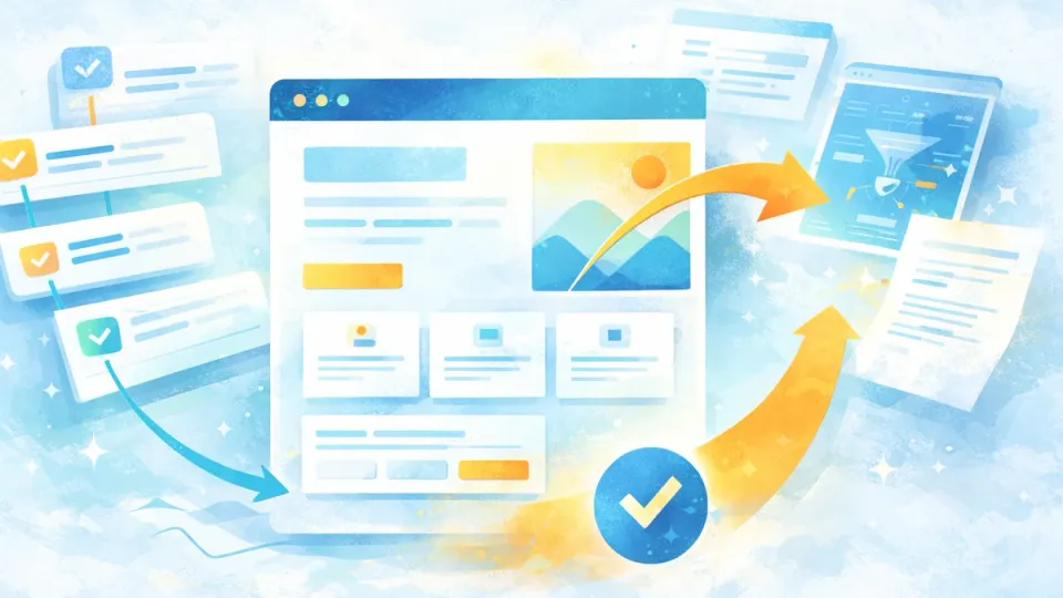 What is a landing page?