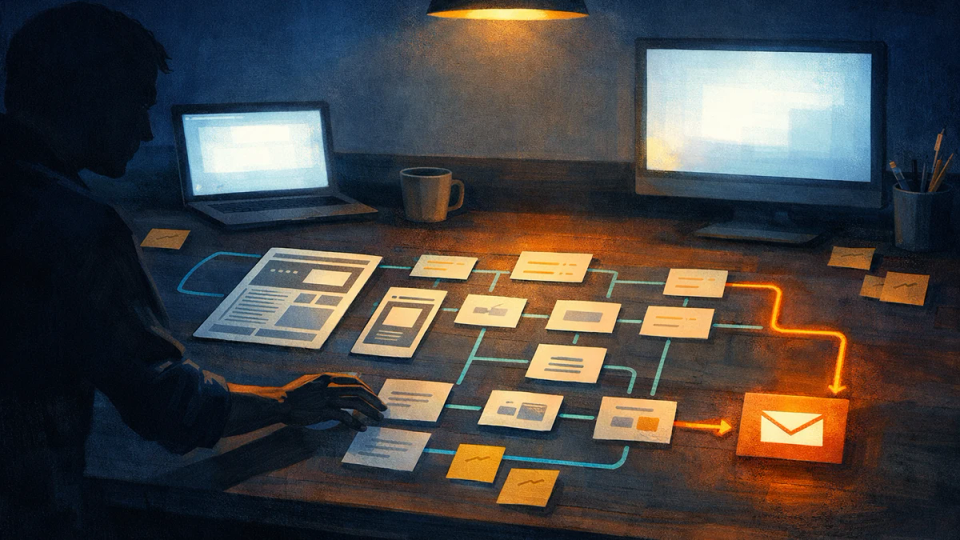 Website planning: plan structure and user guidance before design