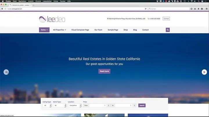 Website mit Leedeo erstellen