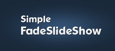 jQuery Simple FadeSlideShow - Pluginsite