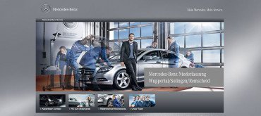 Mercedes Benz Wuppertal - landing pages