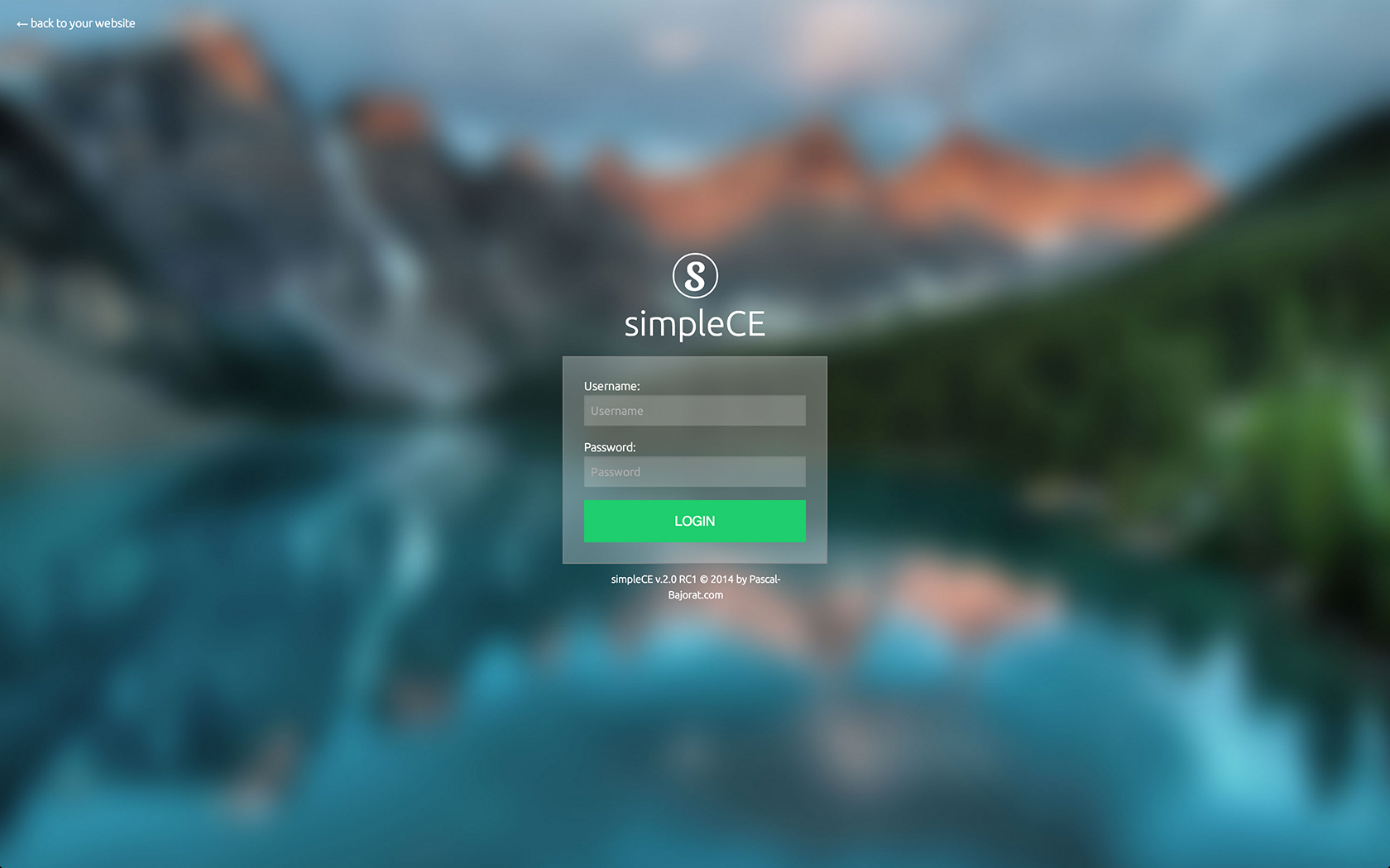 simpleCE (mini CMS)